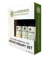RareESSENCE 100% Pure Essential Oil Blend Aromatherapy Trio Set 5ml/0.169 Each
