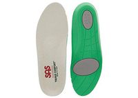 SAS Womens Step Plus Insoles (Green, 9 WW - Double Wide (D) US)
