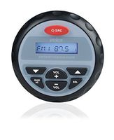 Waterproof Bluetooth Marine Digital Media Stereo Receiver with MP3 Player AM FM Radio and USB for Streaming Music on Boats Golf Carts ATV UTV and Spa Hot Tubs
