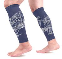 LEVEIS Passenger Jet Plane Flying Arm Sleeves UV Protection for Men Women Sunblock Protective Gloves Running Golf Cycling Driving Long Arm Cover 1 Pair