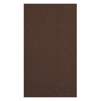 Hoffmaster 180554 Dinner Napkin, Regal Embossed, 2-Ply, 1/8 Fold, 17" Length x 15" Width, Chocolate (8 Packs of 125)