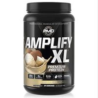 PMD Sports Amplify XL Premium Whey Protein Supplement Hydro Greens Blend - Glutamine and Whey Protein Matrix with Superfood for Muscle, Strength and Recovery - Vanilla Flex (24 Servings)