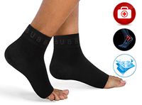 BUBBLELIME Ankle Brace for Women&Men Compression Arch Support Foot Sleeve Plantar Fascilitis Socks for Pain Relief Injury Recovery