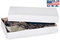10 Shirt Boxes for Apparel and Gifts (White Matte) A1 bakery supplies