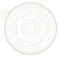 Recyclable Lid for 12-32 Ounce Bowl, Opaque, 500 Pack