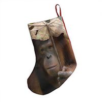 Just Rainy Day Leaf Funny Funny Xmas Socks Hanging Decoration Candy Bag Party Holiday Christmas Santa Claus Home Decor Gift