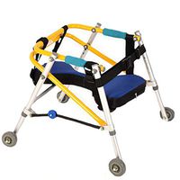 Child Walker， Lower Limb Rehabilitation Aids Training Stand Walker Directional Four Wheel Lower Limb Disability Gliding Frame Child Standing Frame (Size : XL)