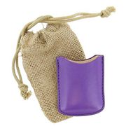 Tampa Fuego Cigar Lighter Case Genuine Leather Purple Lined Fits Xikar Made in USA