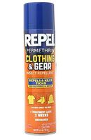 Repel Permethrin Clothing & Gear Insect Repellent Aerosol 6.5 oz (184 g),3 pk
