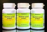 Olive Leaf Extract 500mg, Antioxidant, Cholesterol - 180 (3x60) Capsules