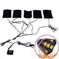 Khannika Electric Heating Pads 8.5W Thermal Clothes Waterproof Anti-folding