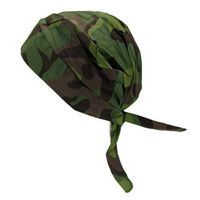 Occunomix TN5-JFL Tie Hat Doo Rag Protective Caps, Jungle Camo