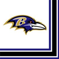 BALTIMORE RAVENS 2-Ply Party Napkins (16 Count)