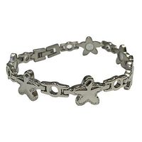 Magnetic Bracelet Silver Starfish 51B