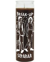 Indio Products Break Up Brown Candle - Silkscreen 1 Color 7 Day