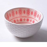 Bowl Ceramic Household Rice Bowl Japanese Style 4.5 Inch Creative Personality Porridge Bowl/Soup Bowl/Noodles Bowl Household tableware, retro bowl (Color : D)