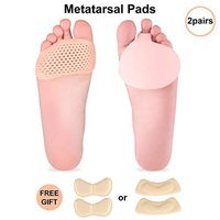 Metatarsal Pads Set Ball of Foot Pain Relief Soft Gel Cushion Insoles Shoe High Heel Inserts Heel Pads 3 Pairs (6 Pieces) for Bunions, Mortons Neuroma,Metatarsalgia