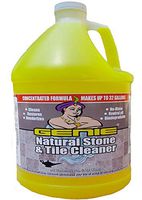 Genie Natural Stone and Tile Cleaner Lemon Scent Rinse-Free Concentrated Formula Makes up to 32 Gallons, Contains 1 Gallon (128 oz)