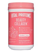 Vital Proteins Beauty Collagen for Women (Strawberry Lemon, Canister) - 120mg of Hyaluronic Acid and 15g of Collagen Per Serving