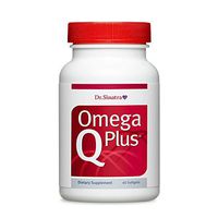 Dr. Sinatra’s Omega Q Plus– Omega-3 and CoQ10 Supplement Delivers Everyday Heart Health Support with 50 mg of CoQ10 for Healthy Blood Flow, Blood Pressure, and Provides Antioxidant Power (60 softgels)