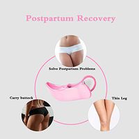 Super Kegel Exerciser Women's Postpartum Pelvic Muscle Exerciser Thigh Inner Thigh Exerciser and Women's Buttocks Stretch Yoga Band Fitness Band,Set of 2