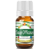 Pure Gold Sage Officous Essential Oil, 100% Natural & Undiluted, 10ml