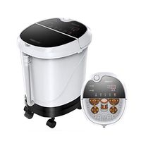 Foot tub Foot Massagers Fully Automatic Footbath Electric Massager Heated Calf Foot Bath Barrel Household deep Barrel Suitable for Middle-Aged and Elderly People Massage Tools