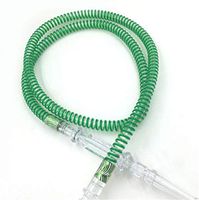 XZYP Arabian Hookah Hookah Pipe, Hookah High-Grade Pipe Refrigeration Fume Pipe Pipe Fittings Accessories, Hookah Soft Silicone Smoker Pipe Hookah,Green