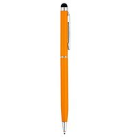 2 in1 Touch Screen Stylus Pen+Ballpoint Pen for iPad iPhone Tablet Smartphone (Orange)