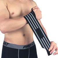 HighlifeS Wrist Support Brace for Men & Women, For Work Out & Fitness, Weight Lifting, Injury Prevention, Pain Relief and Recovery. Effective for Carpal Tunnel & Sprains (black)