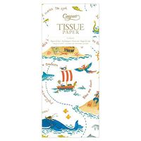 Caspari Yo Ho Ho! Tissue Paper, 8 Sheets Included