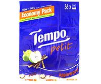 Tempo Petit Pocket Tissue (Apple Wood) 72 Packs (Hong Kong Version)