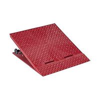Slope Ramps Ramp, Plastic Non-Slip Wheelchair Triangle Pad, Easy to Carry Household Motorcycle Trolley Multi-Function Curb Ramp Pads (Size: 100 25 7cm) (Color : Red)