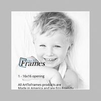ArtToFrames MAT-150-16x16-TV Gray/TV Grey Mat for Picture Frame, 16x16,