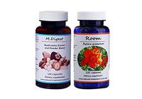 Hekma Center Organic Package for Stomch, Supplements for Stomach and Digestive System, Vegan.