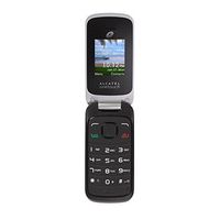 Tracfone No-contract Double Minutes Alcatel Onetouch A206g Flip Cell Phone