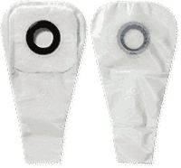 Hollister One-Piece Drainable Pouch with Pre-Cut Convex Karaya 5 Skin Barrier and Clamp Closure 3" Pouch Size (Box of 30 Each)