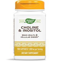 Nature's Way Choline and Inositol, 1,000 mg per serving, 100 Capsules