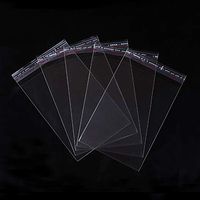 PH PandaHall 100pcs Clear Sealing Cellophane Bags Flat Cello Wrap Flap Resealable Bags Cellophane Favor for Candy Cookie Bakery Treat Jewelry Retail Gift Party Wedding Christmas Birthday Gifts 13x9cm