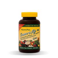NaturesPlus Source of Life Multivitamin - 180 Vegetarian Tablets - Whole Food Nutritional Supplement with Chelated Minerals, Energy Booster - Gluten-Free - 60 Servings