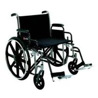 Wheelchair, 20 Inch 500Lb Capacity, 1 ea