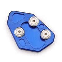 Frames & Fittings Kickstand Foot Side Stand Extension Pad Support Plate for F800R F 800 R 2009-2014 2013 2012 2011 HP2 Sport 2008-2010 - (Color: Blue)