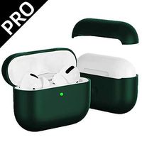 UHKZ Airpod Pro Case, Protective Silicone Airpods Pro Case Cover Compatible for Apple Airpods Pro Charging Case[Won't Affect Wireless Charging][Fit Tested],Deep Green