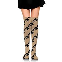Bigfoot Footprint Women Classic Knee High Compression Socks Sports Running Socks