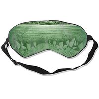 Kwhy Sleep Mask Gator Lurking Green Printed Sleep Eye Masks Blackout Adjustable Head Strap Night Blindfold for Women Men Night Sleeping, Travel, Nap