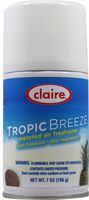 Claire C-105 7 Oz. Tropic Breeze Metered Air Freshener Aerosol Can (Case of 12)