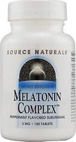 Sleep Science Melatonin Complex 3 mg Peppermint Source Naturals, Inc. 100 Tabs