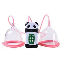 GYKFY Electric Breast Enlargement Instrument Chest Massager Care Device USB Rechargeable Breast Pump Women Health Care Beauty Tool,Doublecup,L