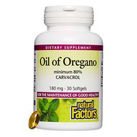 Natural Factors, Oil of Oregano 180 mg, Helps Maintain Good Health with Extra Virgin Olive Oil, 30 softgels (30 Servings)