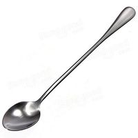 Stainless Steel Long Spoon Coffee Latte Ice Cream Cocktail Scoop